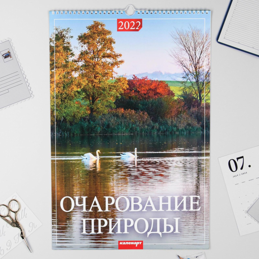 Календарь перекидной на ригеле "Очарование природы" 2022 год, 320х480 мм 6889183 фото 1