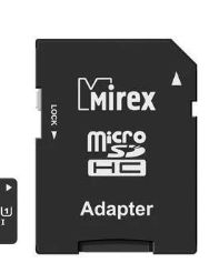 Карта памяти Mirex microSD, 32 Гб, SDHC, UHS-I, класс 10, с адаптером SD 1910887 фото 1