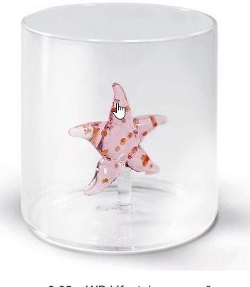 WD-566STEСтакан 0.25л "Морская звезда" в подарочной упаковке. фото 1