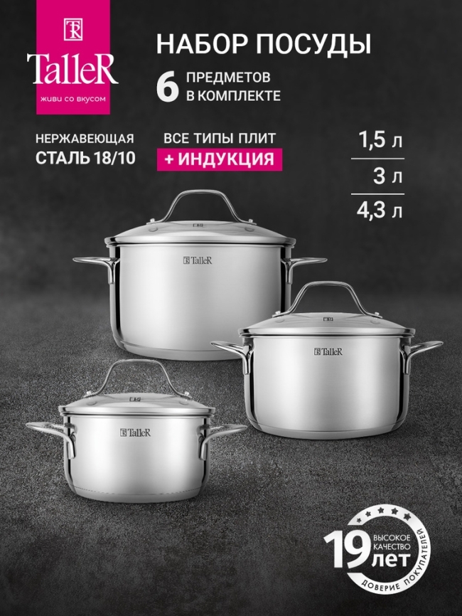 Набор посуды TalleR TR-11060 фото 1