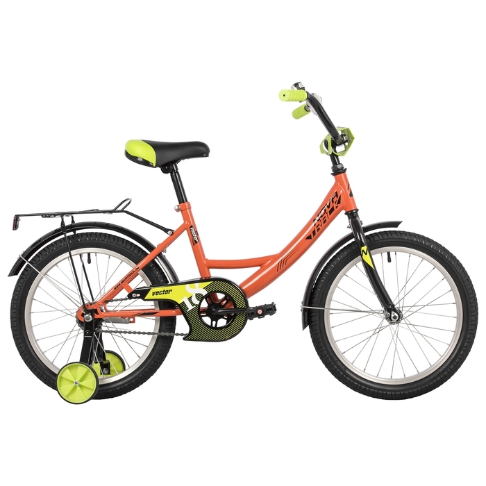 Велосипед 18" NOVATRACK VECTOR, оранжевый 10323044 фото 1