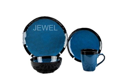 Набор столовый JEWEL Неон 16 предметов (керамика) фото 1