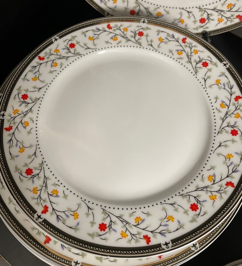 Наб тарелок 6 шт 23см Цветы  9P-E334 1к/6уп фото 1