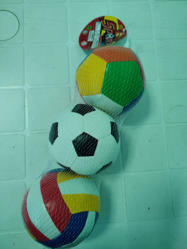 Набор мячей (мягкие) 3шт в/с 20094D1 фото 1