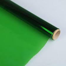 Бумага цветная позрачная (целлюлоза 100%) 500*2000мм Sadipal 30г/м² зелёный 6222  фото 1