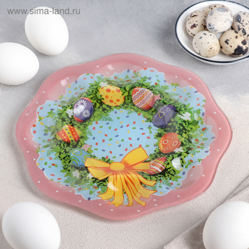 Подставка для яиц Доляна «Пасха», 21 см, 8 ячеек фото 1