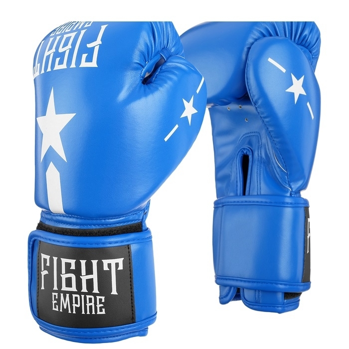 Перчатки боксерские FIGHT EMPIRE, детские, 4 унций, цвет синий   4153922 фото 1