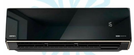 Сплит-система Centek CT-65H10 <2950/3000W> Черный/зеркало, скрытый LED дисплей 23дБ, компрессор GMCC фото 1