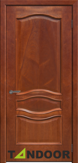 Полотно дверное АМЕЛИЯ красное дерево ДГ 60*2000 фото 1