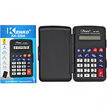 Калькулятор " Kenko " 8-разрядный с крышкой, в индивидуальной упаковке, размер упаковки 10,0*6,5*1,2 фото 1