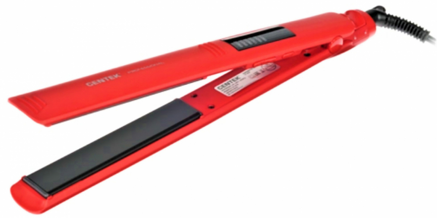 Выпрямитель Centek CT-2020 RED 60Вт, плав. пластины, LED индикатор, фиксатор пластин, авто выкл. фото 1