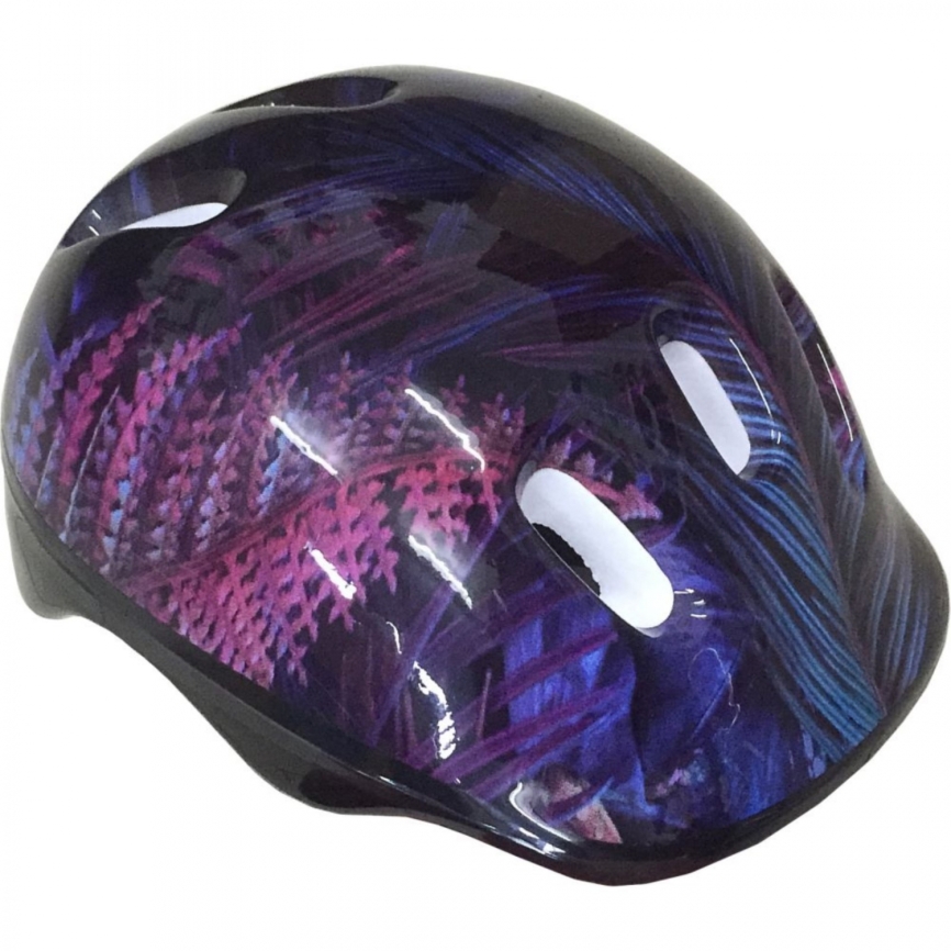 Шлем защитный подростковый Atemi AKH06BM, цвет аквапринт, размер окруж 52-54 см, М 6-12 лет   764042 фото 1