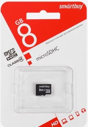 Карта памяти Smartbuy microSD, 8 Гб, SDHC, класс 4 10797681 фото 1