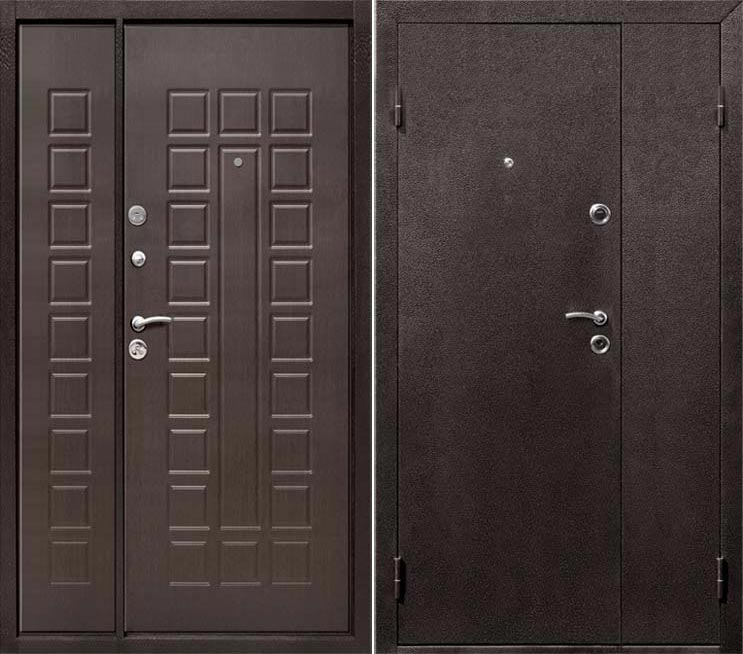 Дверь металлическая ЙОШКАР венге 1200*2050 левая фото 1