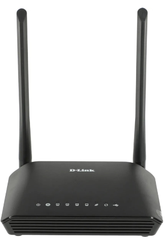 Wi-Fi роутер D-Link DIR-620S/RU/B1A, 300 Мбит/с, 4 порта 100 Мбит/с, чёрный 10340675 фото 1