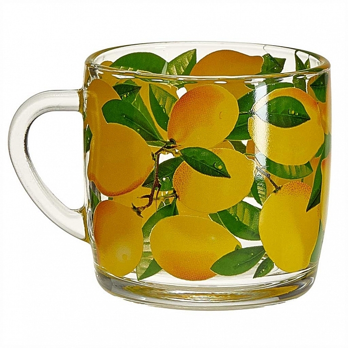 Кружка для чая 300мл. арт 2134-Д "Лимоны" Кружка для чая 300мл. фото 1