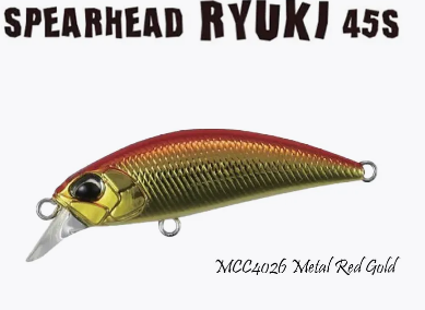 Воблер Spearhead Ryuki 45S #MCC4026 Metal Red Gold фото 1