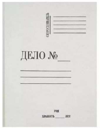 Папка-обложка "Дело" COLORCODE, А4, картон мелованный, 300г/м2, белый фото 1