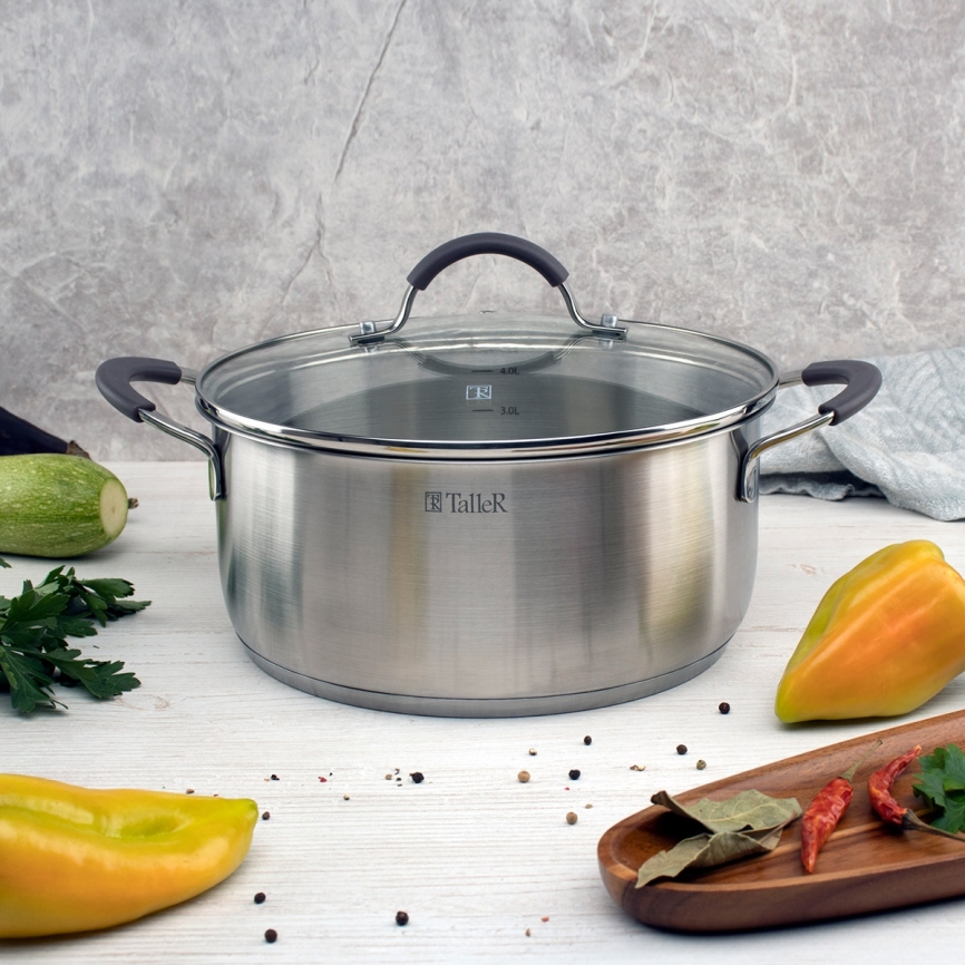 Кастрюля TalleR TR-11024, 4,7л фото 1