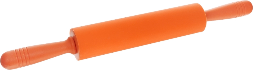 Скалка селиконовая оранжевая  фото 1