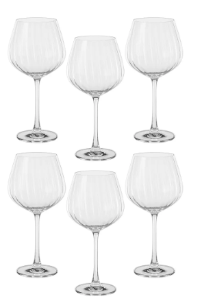 НАБОР БОКАЛОВ ДЛЯ ВИНА "COLUMBA OPTIC" ИЗ 6ШТ 640МЛ фото 1