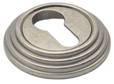 Накладка на цилиндр ADDEN BAU SC V001 (круглая)состаренное серебро фото 1