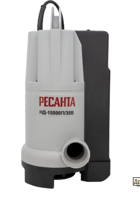 Насос РЕСАНТА дренажный НД-15500П/35В 77/2/4 фото 1