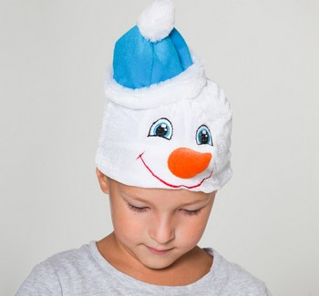 Шапка Снеговика в голубой шапке   2198110 фото 1