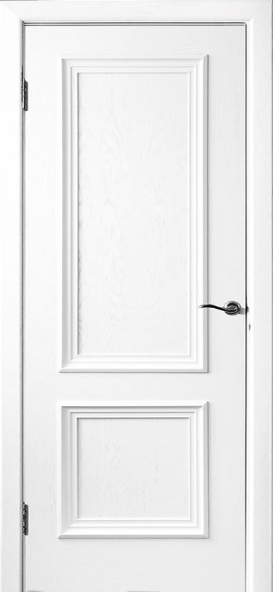 Полотно дверное БЕРГАМО-4 белое 200*90 ДГ фото 1