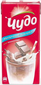 Коктейль ЧУДО молочный шоколад 2,0% 950  г фото 1