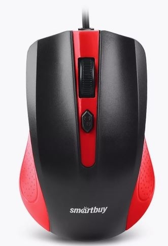 Мышь проводная Smartbuy ONE 352 красно-черная (SBM-352-RK) / 100 фото 1