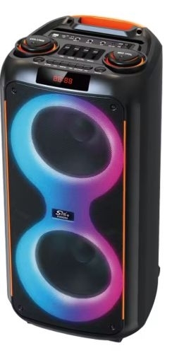 Колонка портативная ZQS-8262,  микрофон. пульт, подсветка фото 1