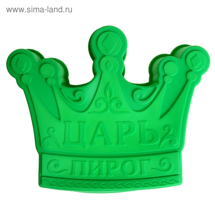 Форма для выпечки "Царь пирог", зеленый, 25 х 7 см 1032219 фото 1