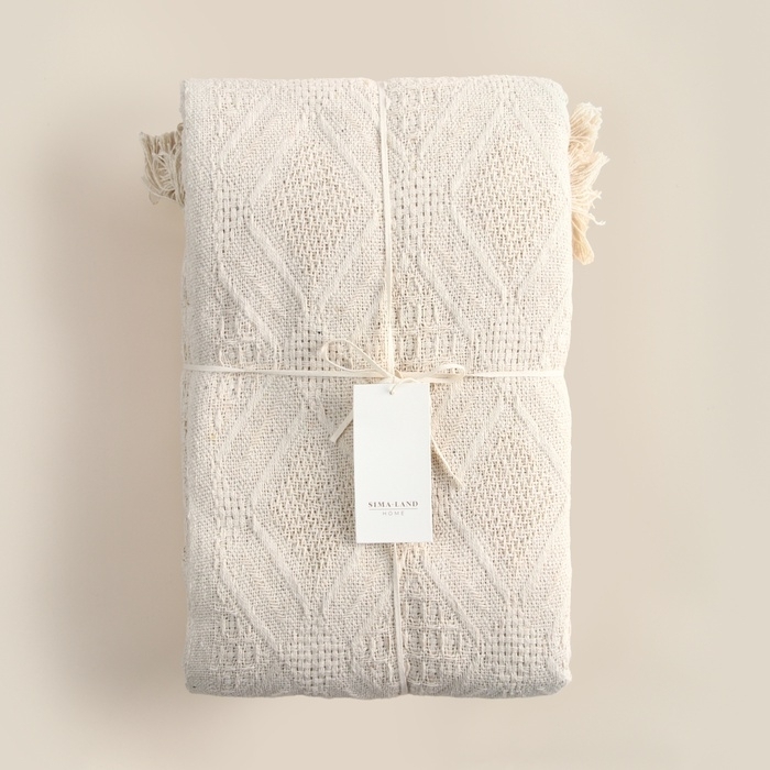 Плед SL Home Cotton 200*240 см , 100% хлопок, 370 гр/м2 10611681 фото 1