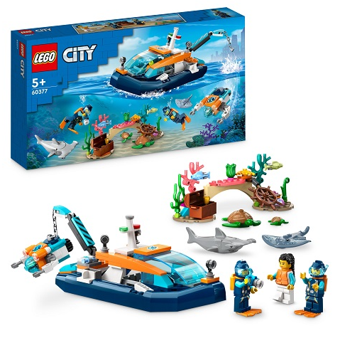 Конструктор Lego 60377 Diving Boat фото 1