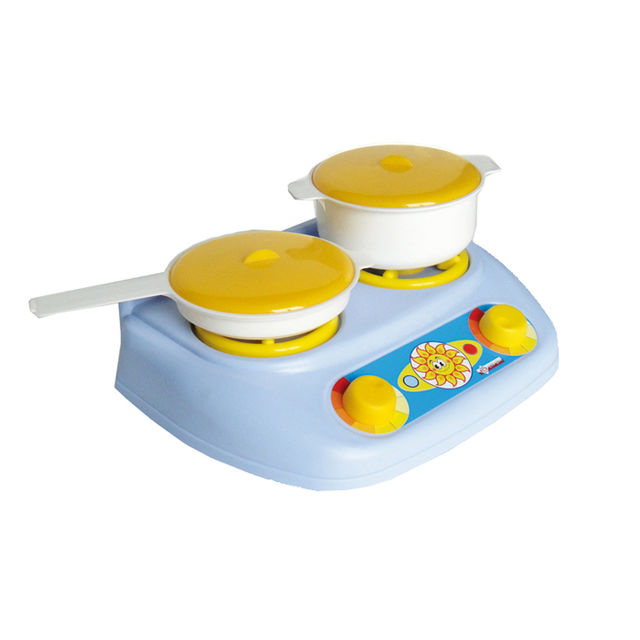 Игра Детский кухонный набор "Плита газовая, кастрюля, сковорода" У528 фото 1