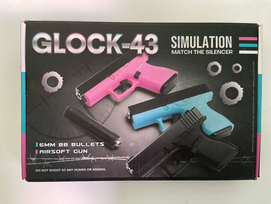 Пистолет мет Glock C43 фото 1