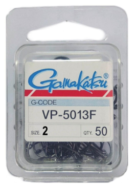 Крючок одинарный Gamakatsu VP-5013F №2 фото 1