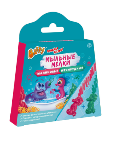 Мыльные мелки, малиновый+изумрудный, 12 г*12 г Baffy D0161-CE (12) (01.06.2029, РОССИЯ) фото 1