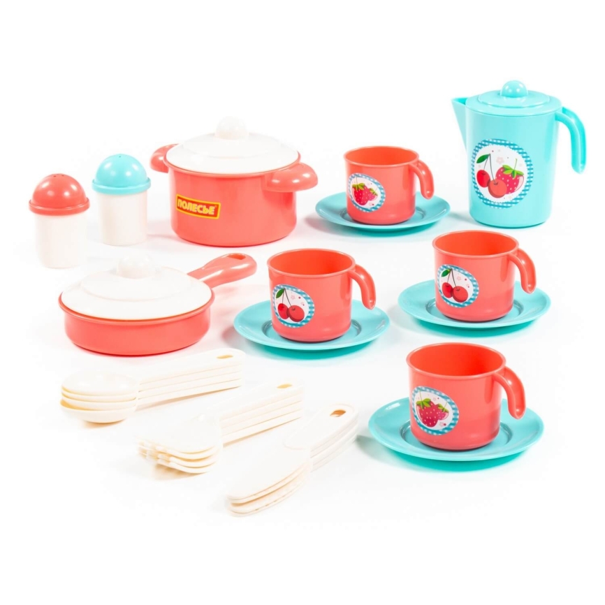 Набор детской посуды "Настенька" на 4 персоны (V3) (28 элементов) (в сеточке) 79930 фото 1