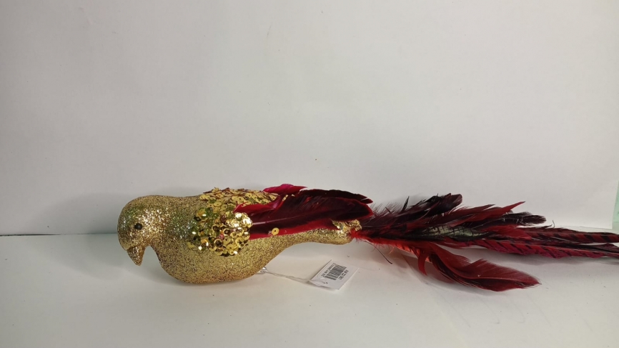 Птичка фазан красный 53см 22-381 (6) фото 1