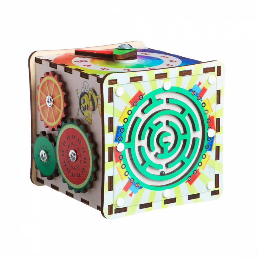Бизикубик для детей «Развивающий куб» фото 1
