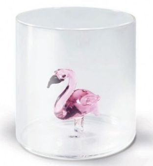 WD-566FEN Стакан 0.25л "Фламинго" в подарочной упаковке. фото 1