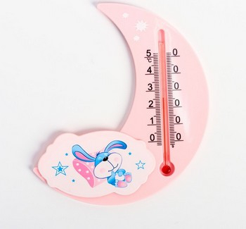 Термометр универсальный детский, цвет розовый, рисунок МИКС фото 1